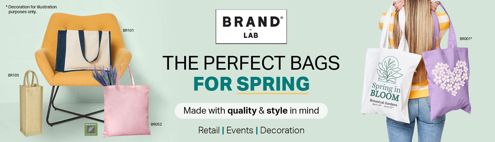 Step into spring with Brand Lab bags 